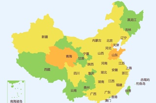 全国空气质量实况地图